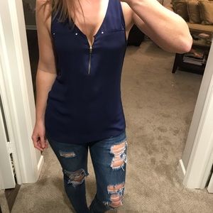 Express zip up tank